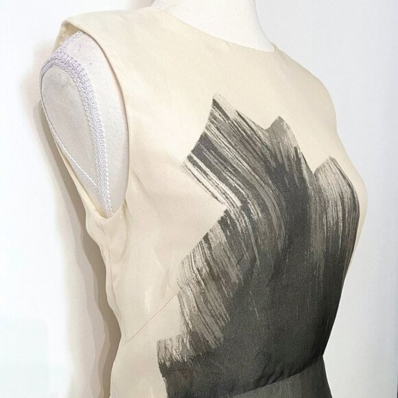 VERA WANG COLLECTION 100% SILK ORGANZA A-LINE DRESS - 2 - Picture 4 of 10